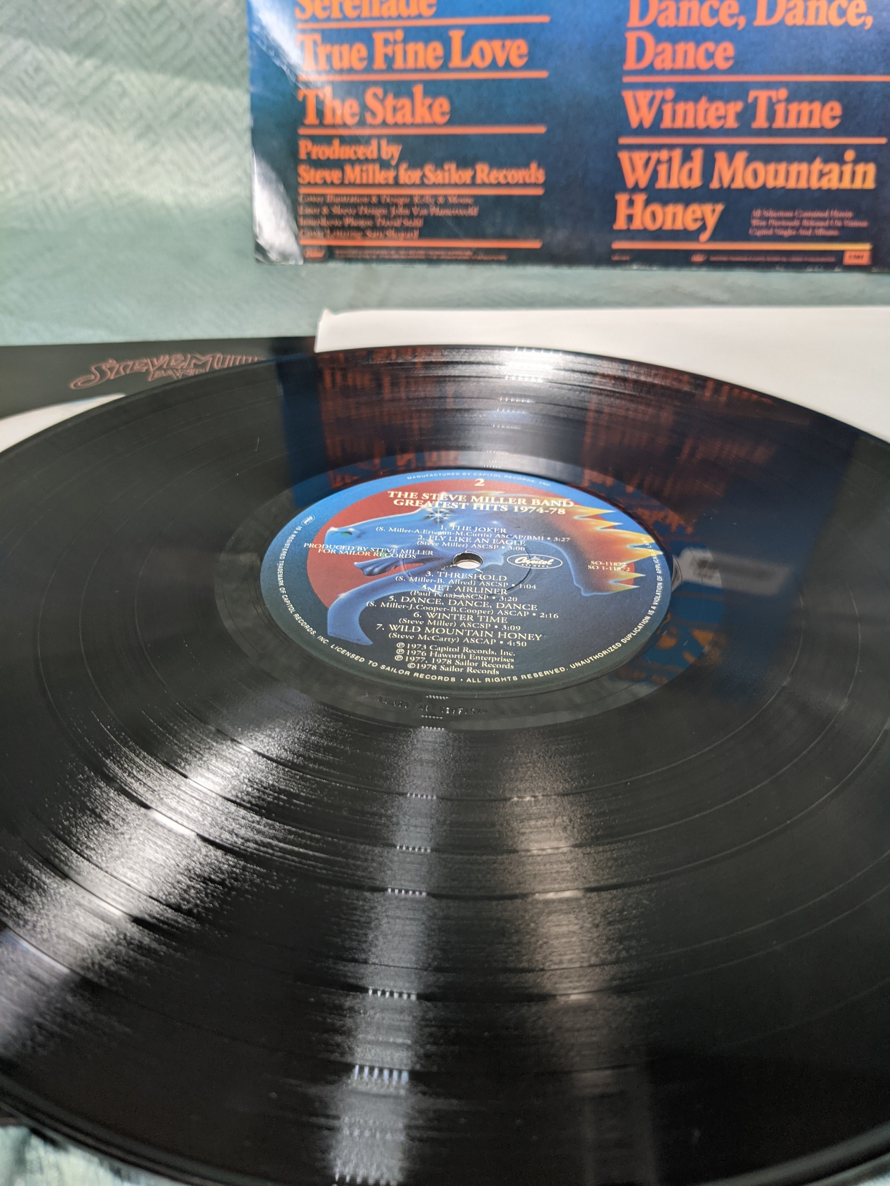 Greatest Hits 1974-78 Steve Miller Band Exlusive Vinyl Record LP Gift (6961687298231)